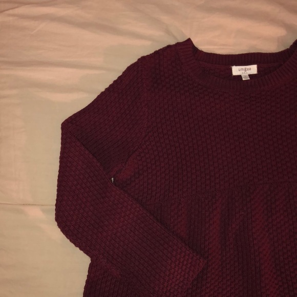 Textured Lace hem Sweater - Picture 2 of 5